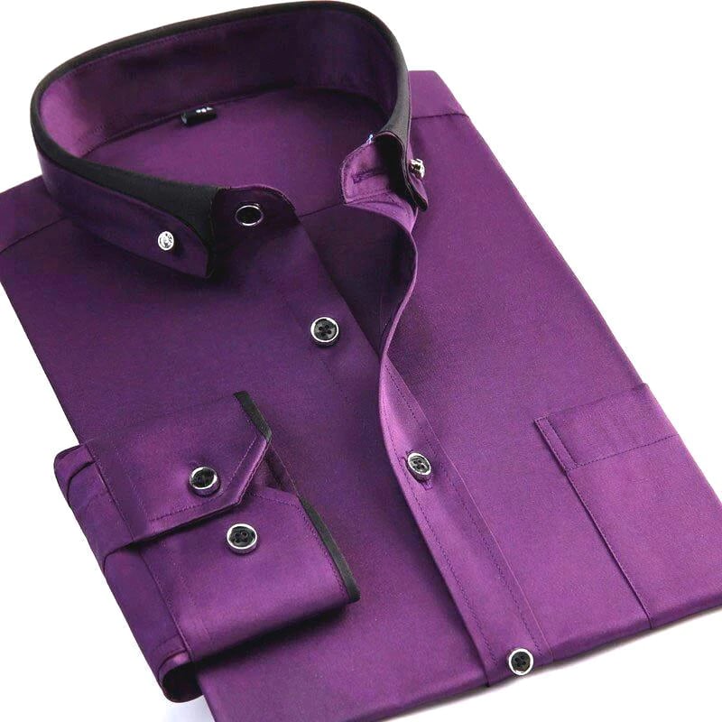 Men’s Klassisches Elegantes Langarmshirt | Abram