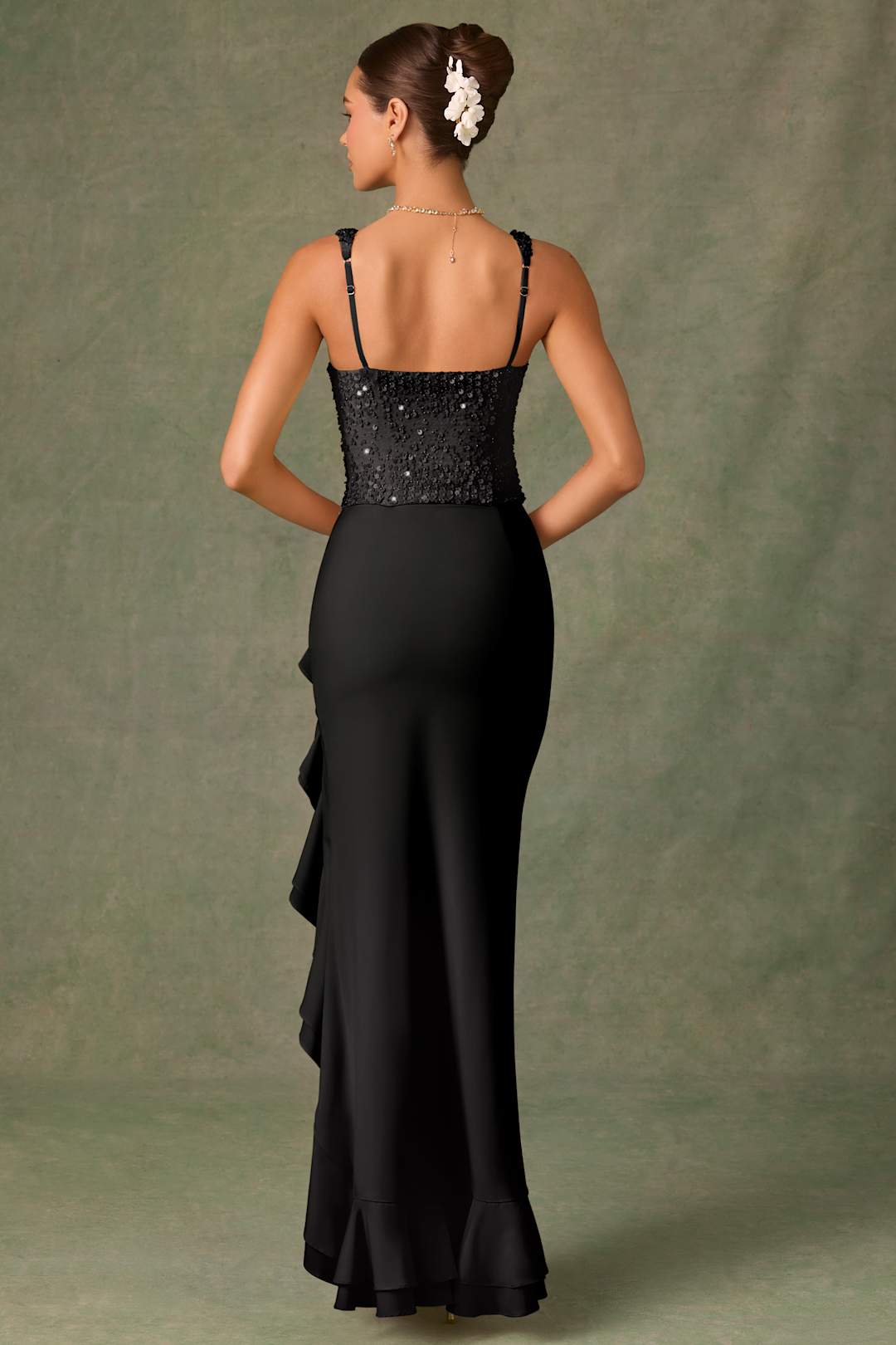 Damen Romantisches Elegantes Kleid | Midi