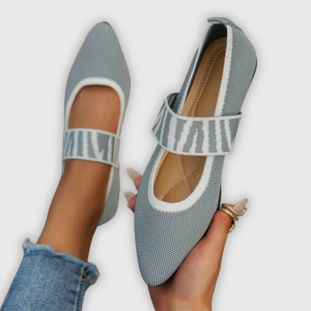 Clarise | Handgefertigte Ballerinas Aus Strick