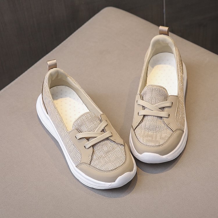 Atmungsaktive, rutschfeste orthopädische Damenschuhe mit Fußgewölbestütze