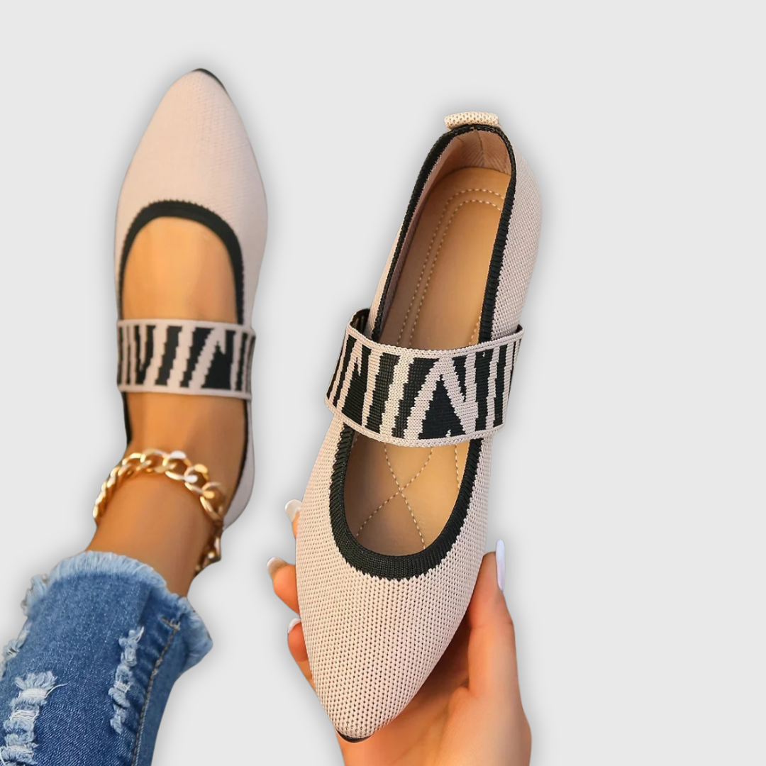 Clarise | Handgefertigte Ballerinas Aus Strick