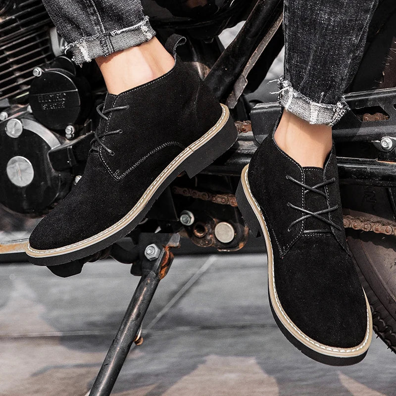 Sophie Wildlederschuhe | Unsichtbarer Absatz +6 cm