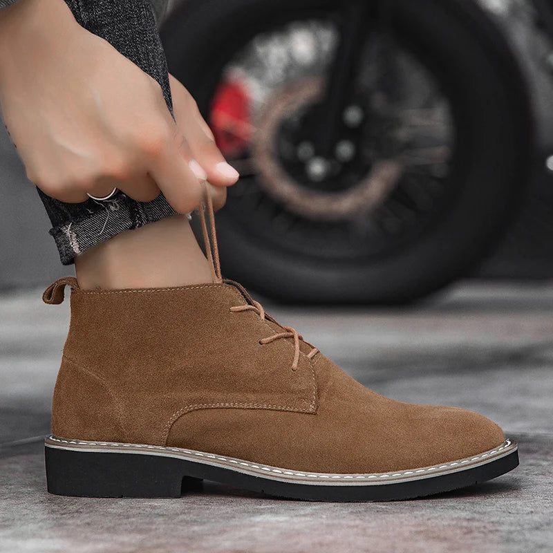 Sophie Wildlederschuhe | Unsichtbarer Absatz +6 cm