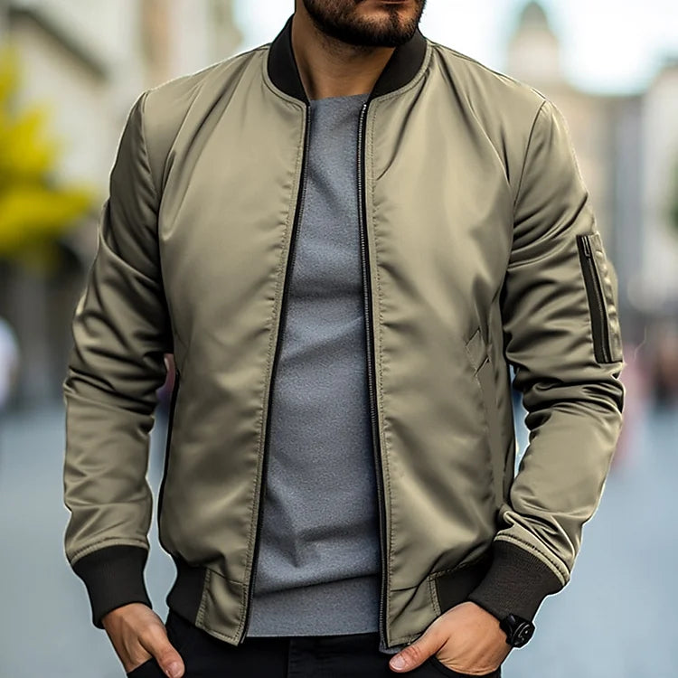 Herren Trendige Bomberjacke | Klassisch Modern