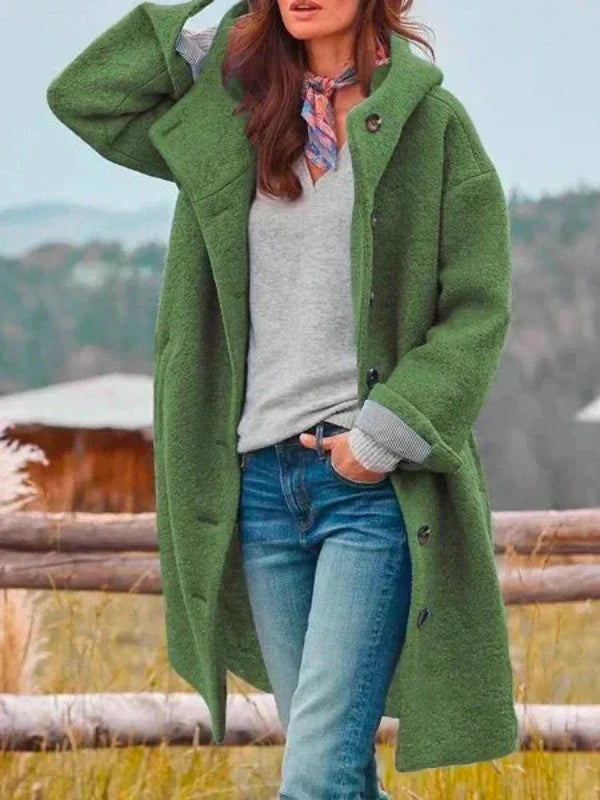 Damen Langer Teddy-Mantel | Kuschelig Elegant