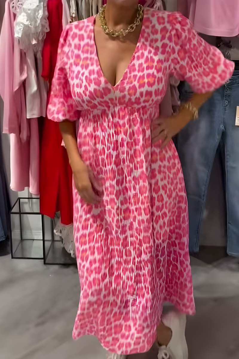 Damen Luftiges Sommerkleid | Midi