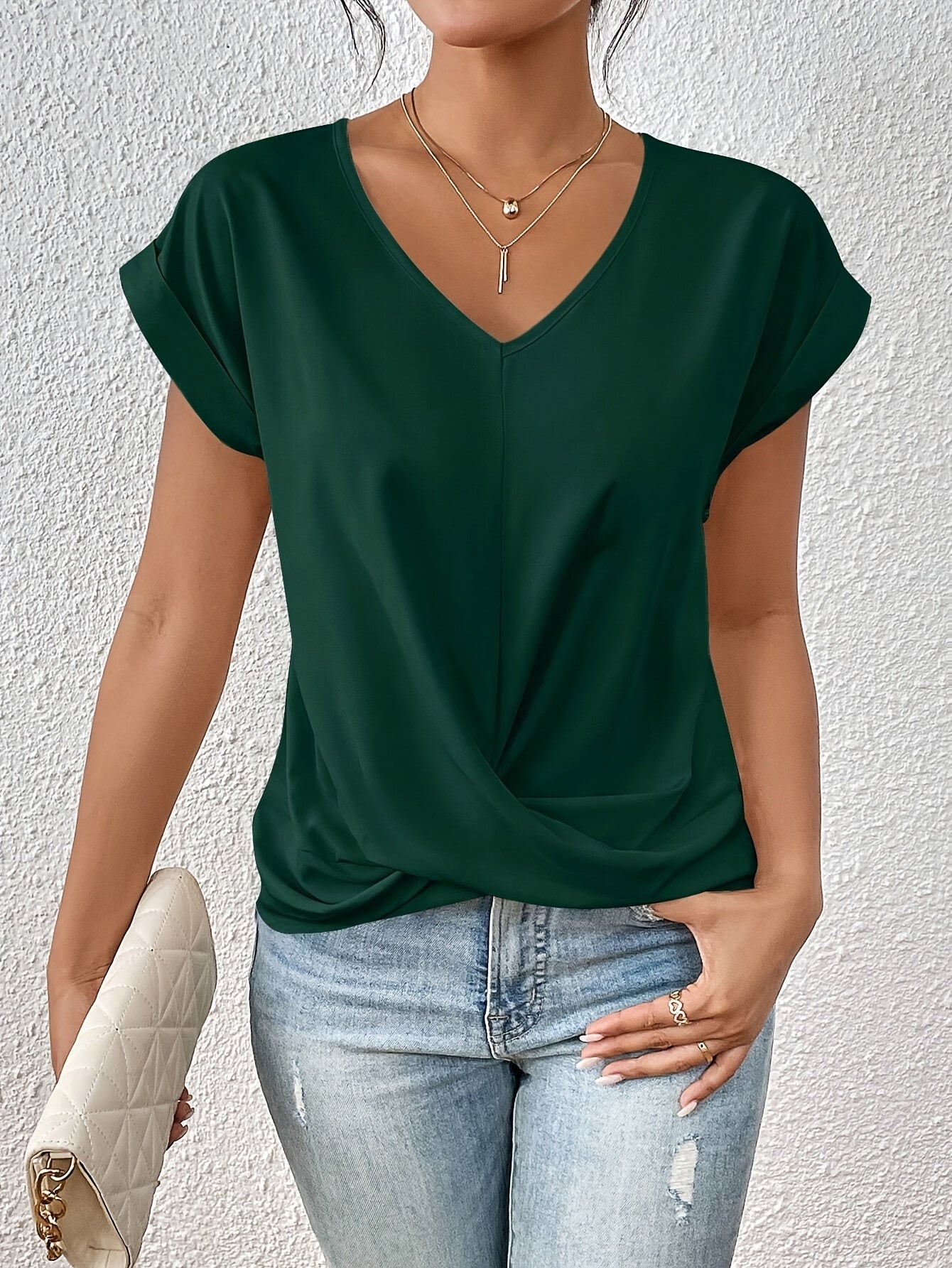 Cleo T-Shirt | Sweetheart-Ausschnitt mit komfortabler Passform