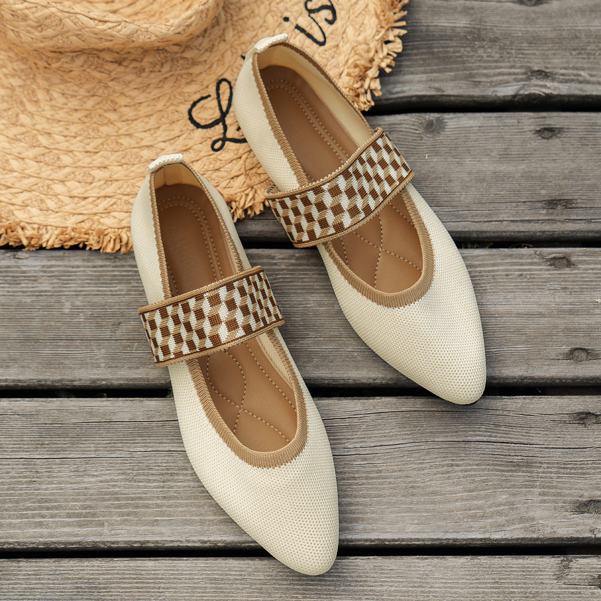 Clarise | Handgefertigte Ballerinas Aus Strick