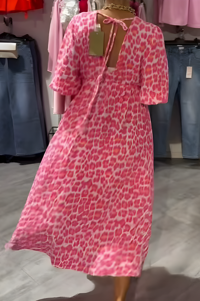 Damen Luftiges Sommerkleid | Midi