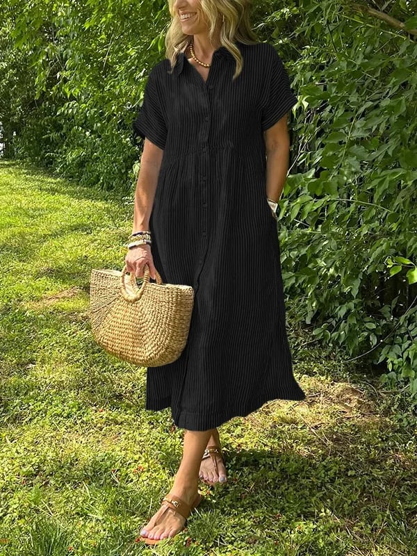 Damen Elegantes Sommer Kleid | Midi