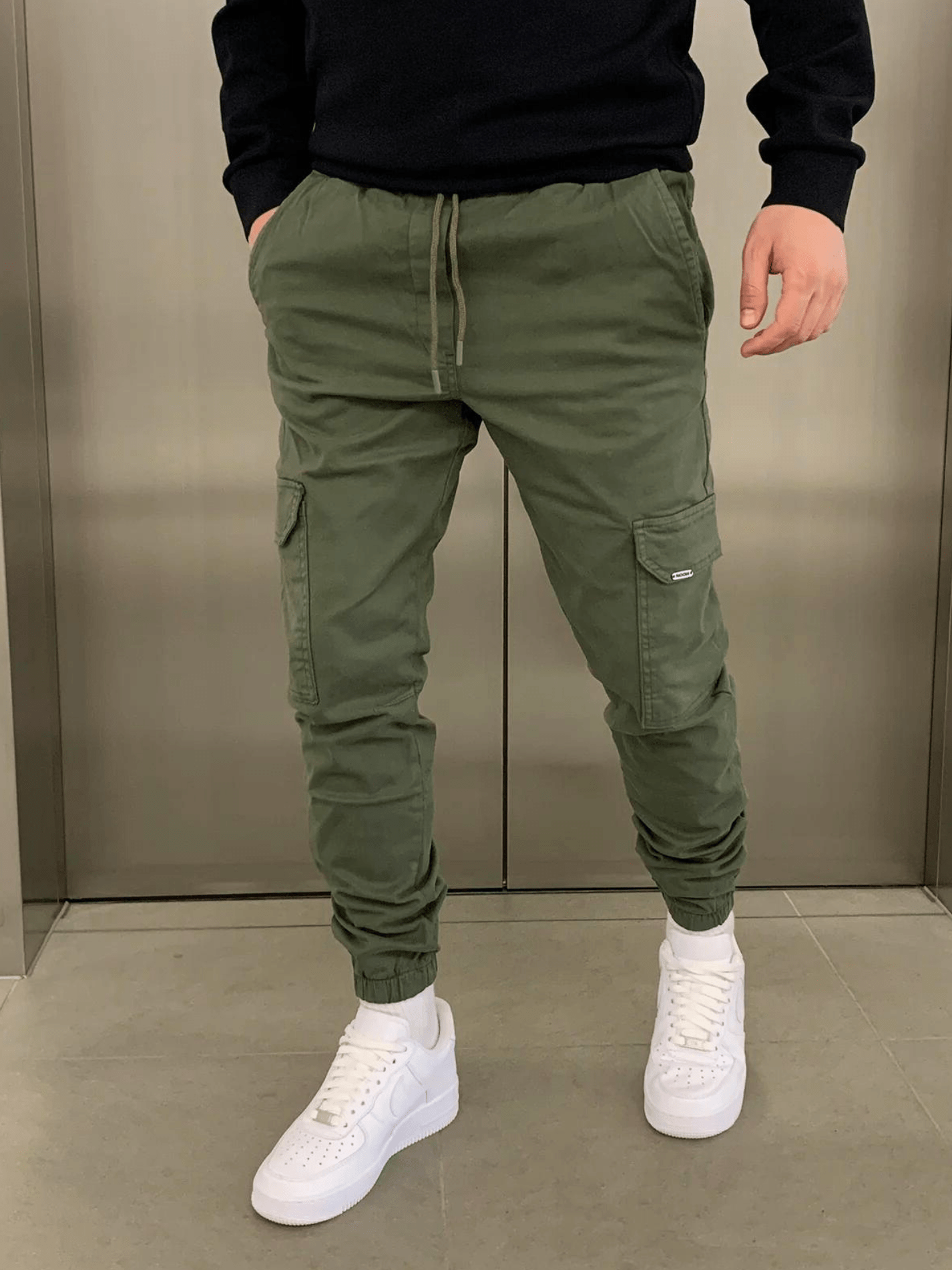Herren Moderner Lässiger Cargo-Jogger | Vielseitig
