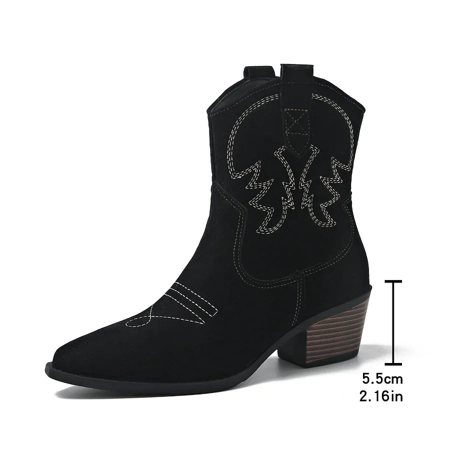Carla | Wildleder-Cowboyboots