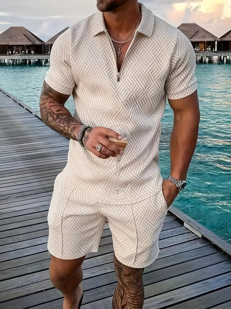 Herren Sommer Poloshirt Set | Lässig & Bequem