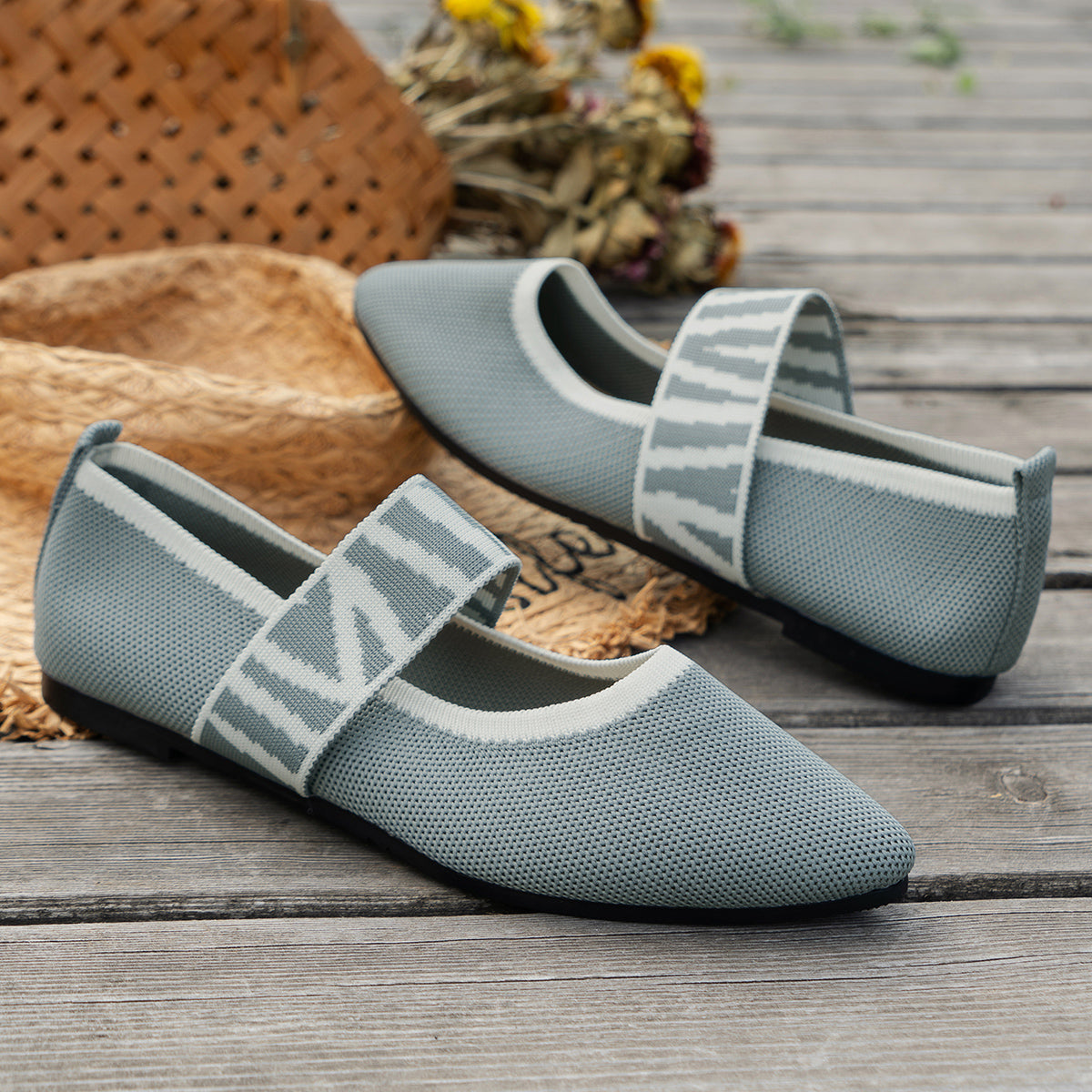 Clarise | Handgefertigte Ballerinas Aus Strick