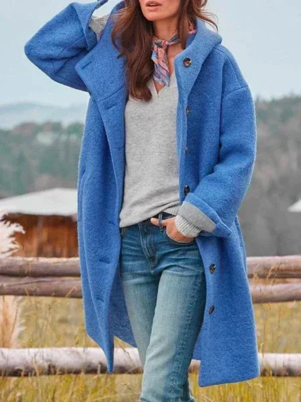 Damen Langer Teddy-Mantel | Kuschelig Elegant