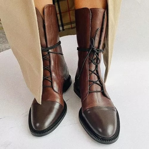 Angeline Premium-Stiefel | Hochwertiges PU-Leder