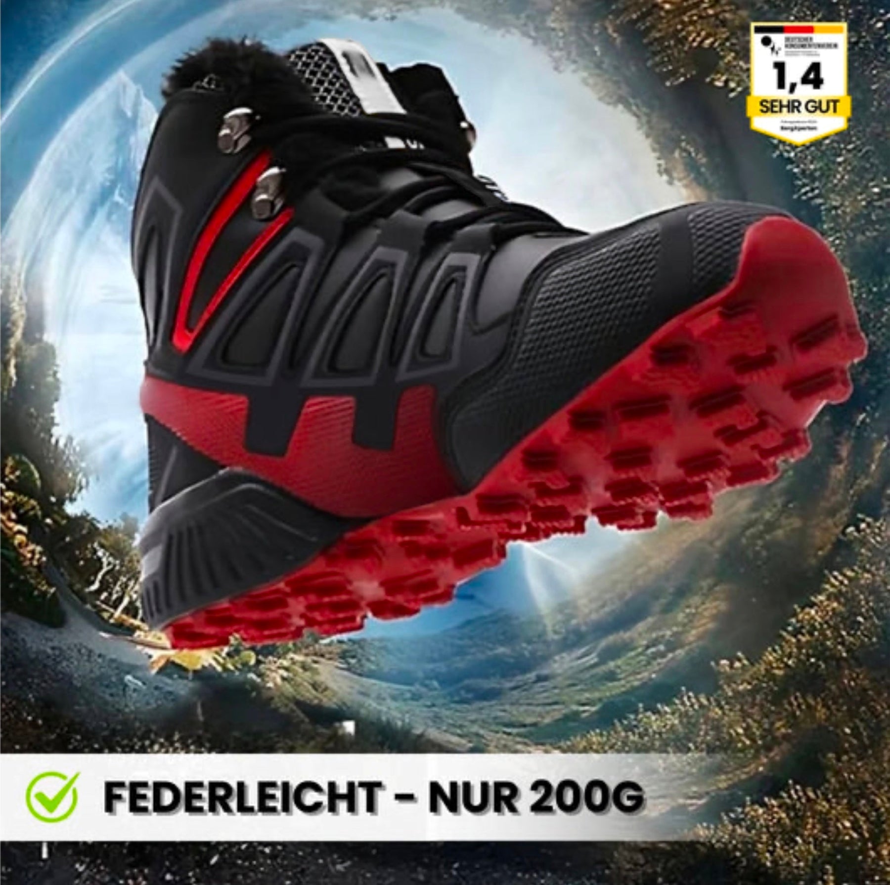 Orthotrekking Pro | Ergonomische Schmerzlindernde Trekking Und Wanderschuhe
