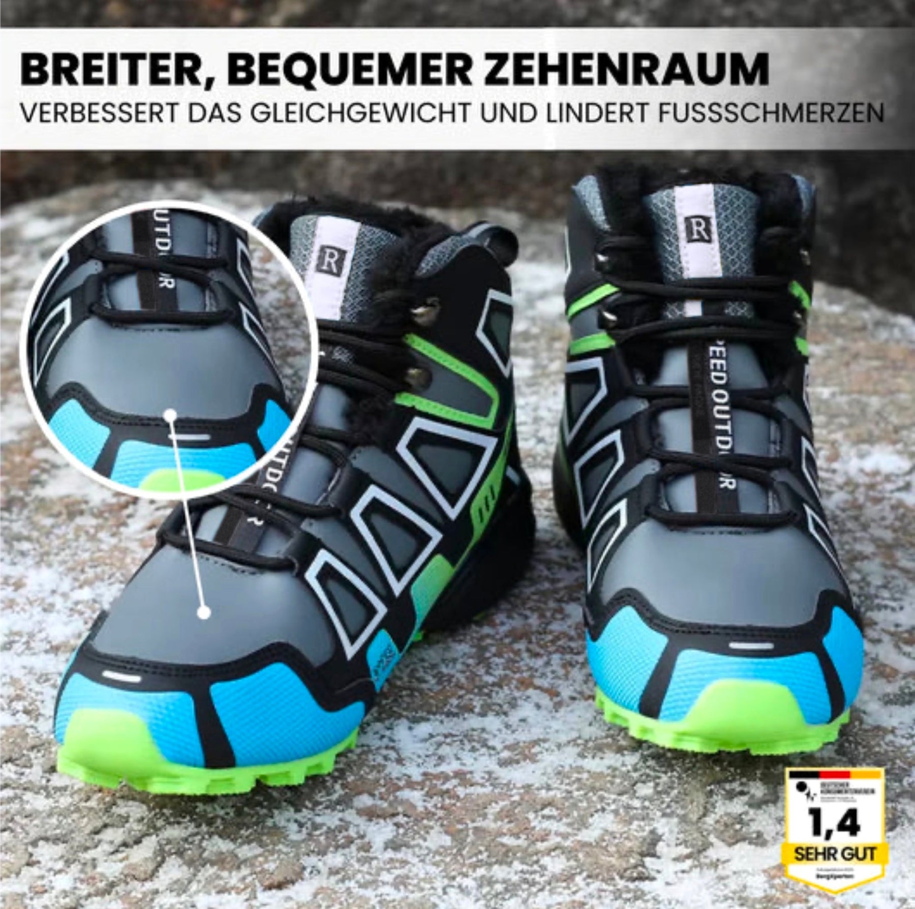 Orthotrekking Pro | Ergonomische Schmerzlindernde Trekking Und Wanderschuhe