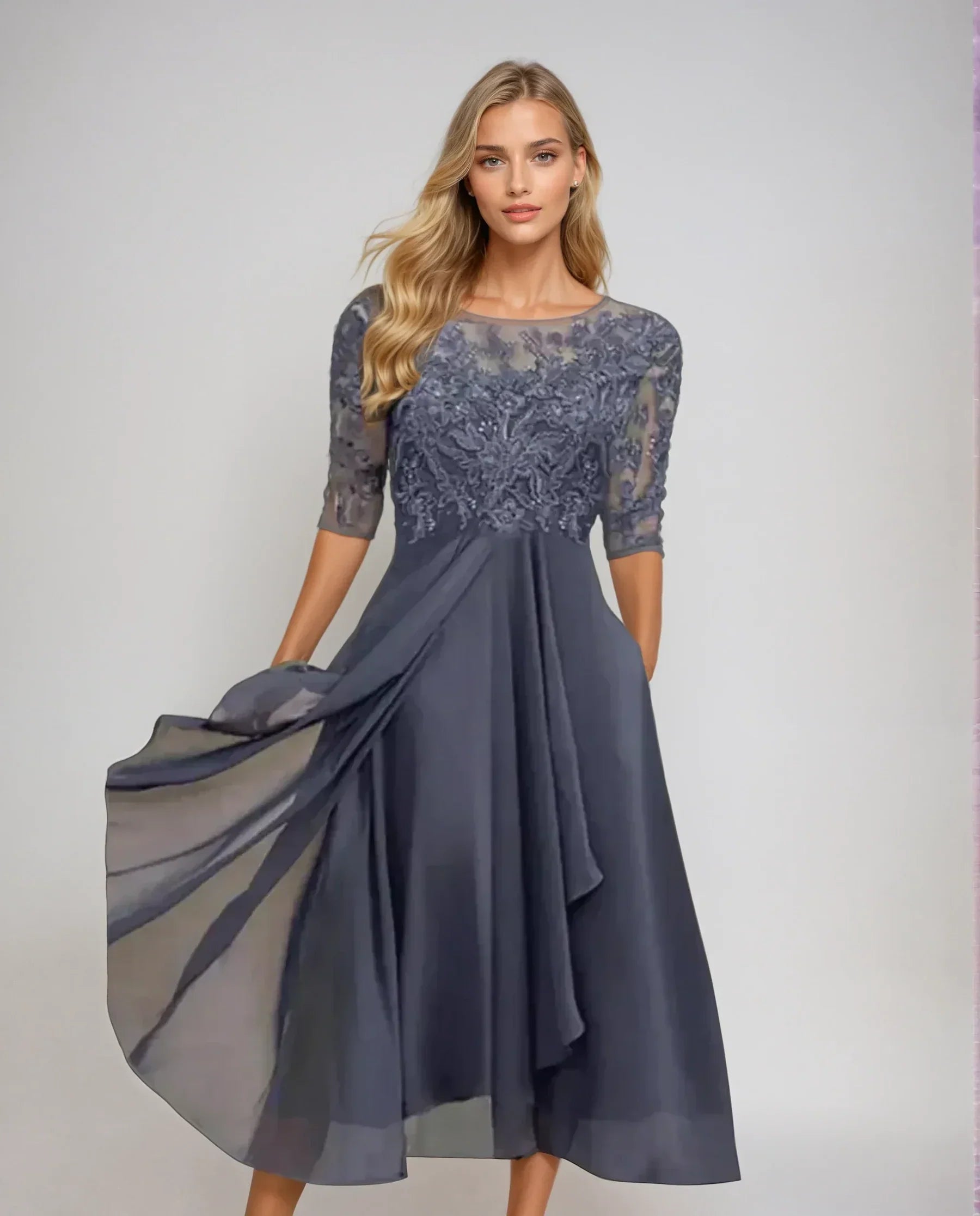 Marge | Elegantes Kleid Aus Spitze Mit Femininem Schnitt
