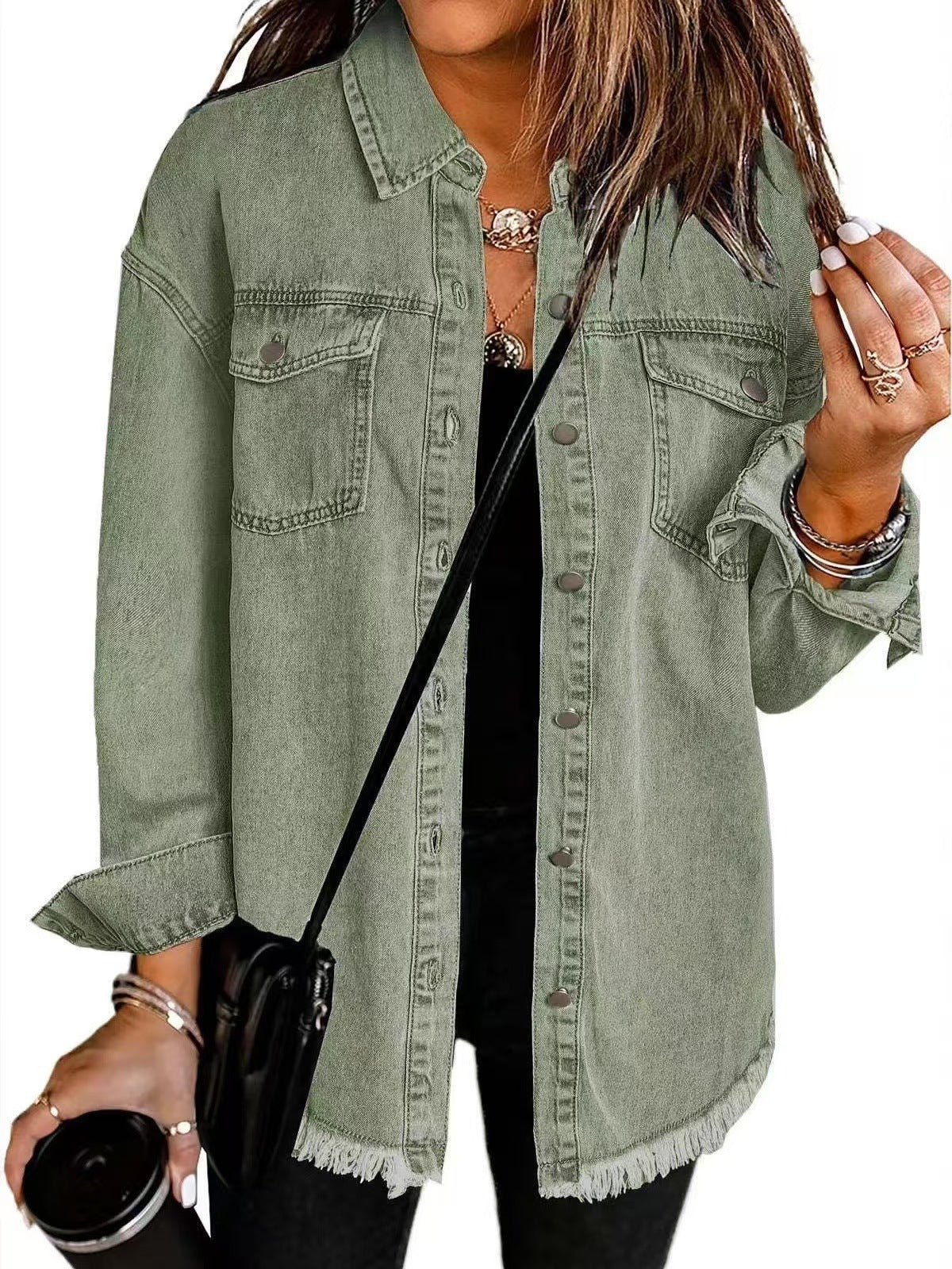 Damen Zeitlose Jeansjacke | Lässig