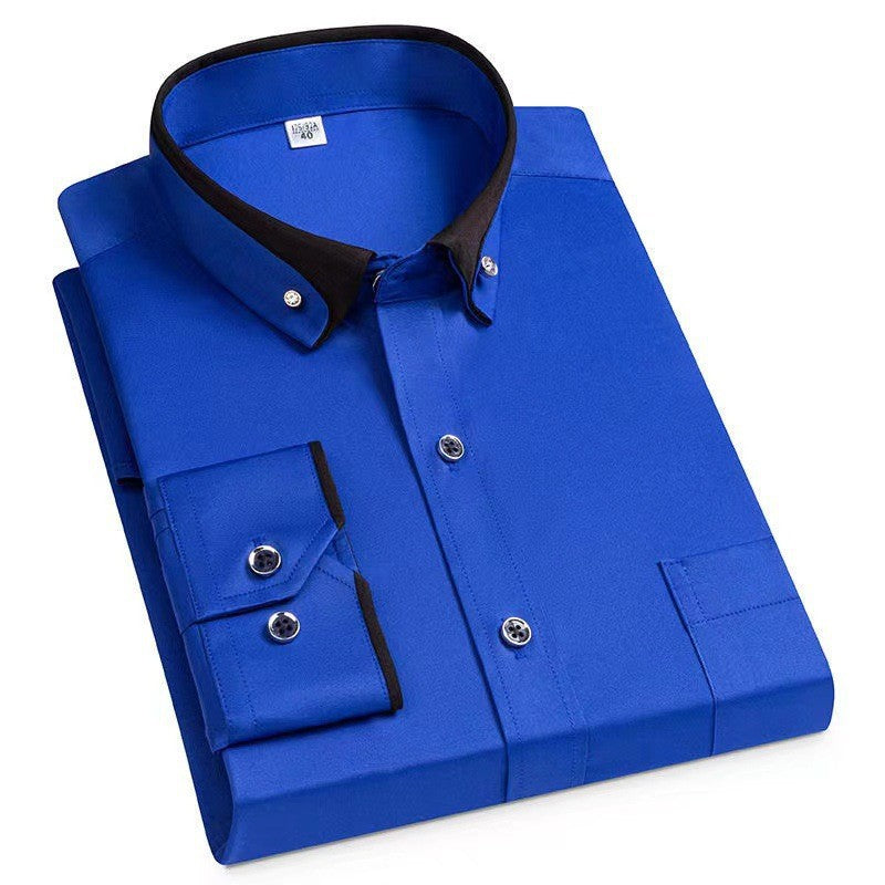 Men’s Klassisches Elegantes Langarmshirt | Abram