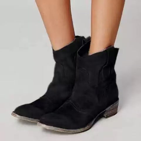 Damen Elegante Stiefeletten | Western Stil