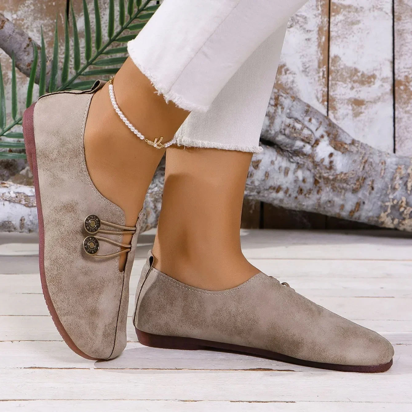 Noira | Bequeme Wildleder Loafer für Damen
