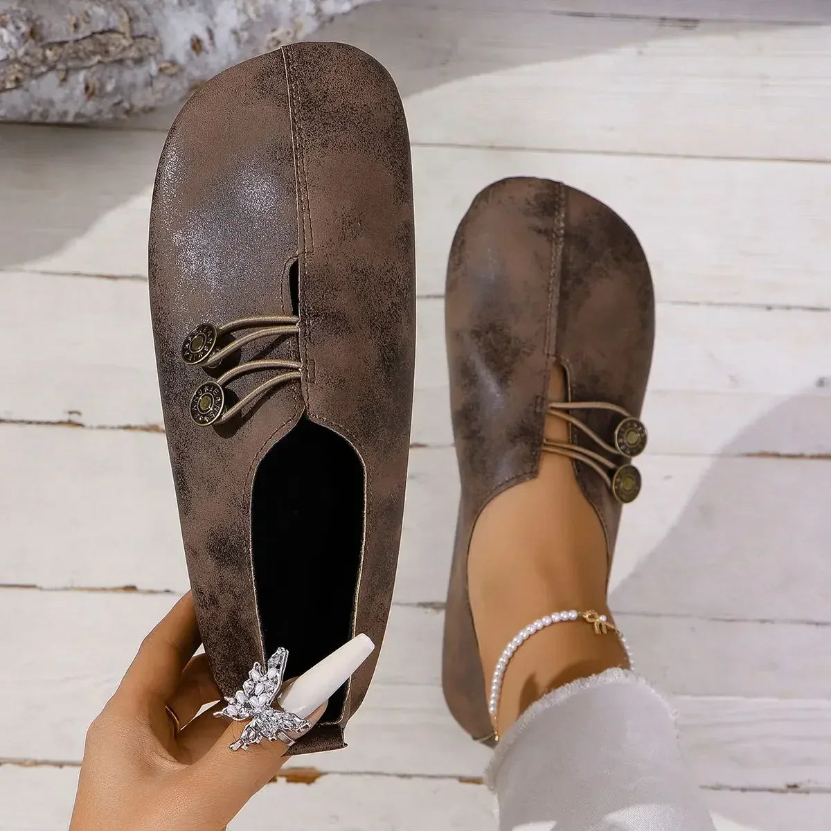 Noira | Bequeme Wildleder Loafer für Damen