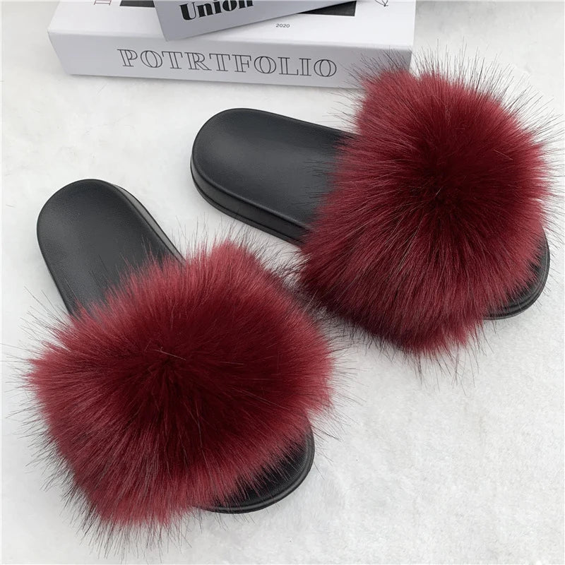 Adel | Flauschige Slipper