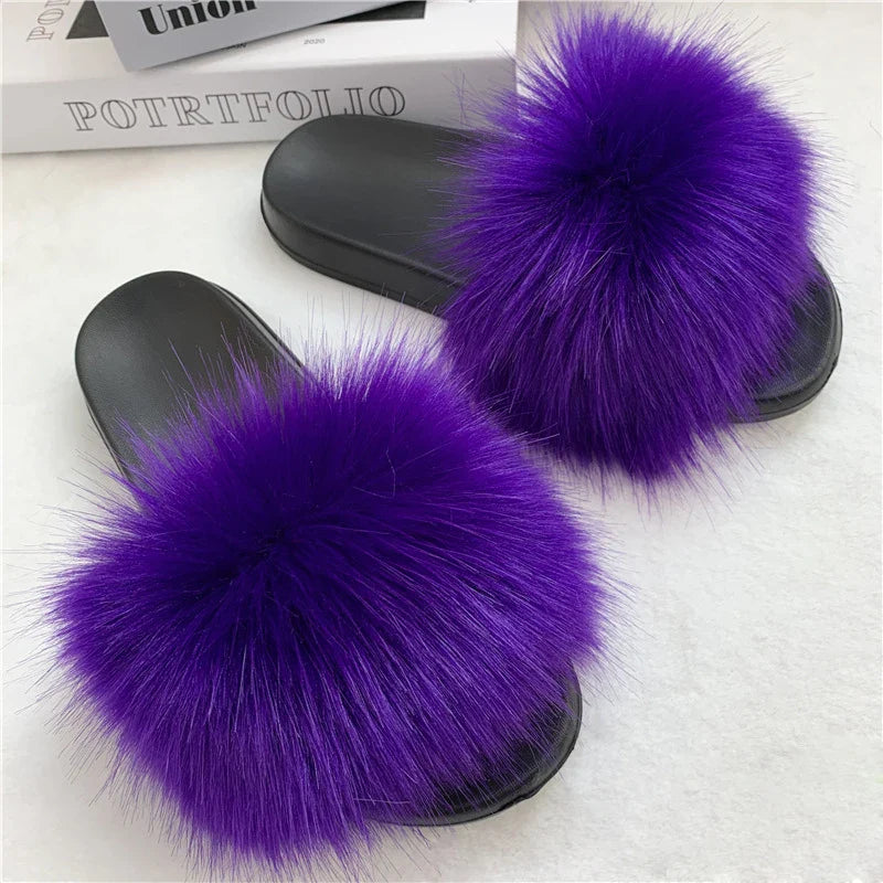Adel | Flauschige Slipper