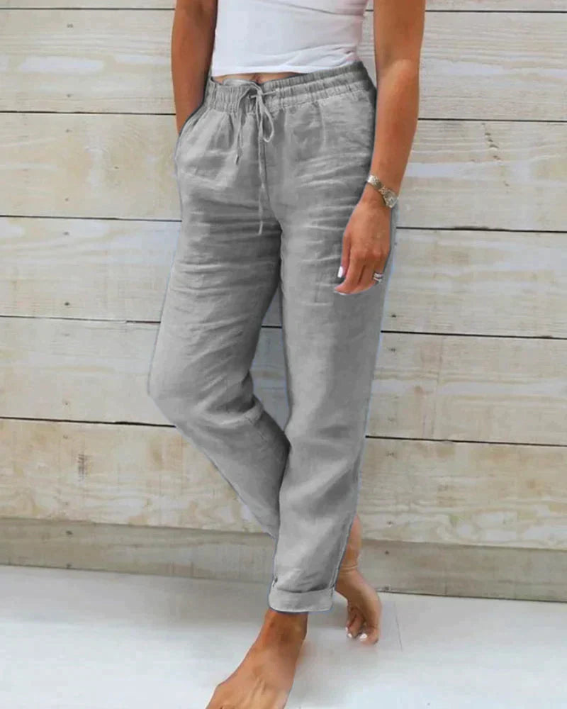 Stacy | Luftige Leinenhose für Damen