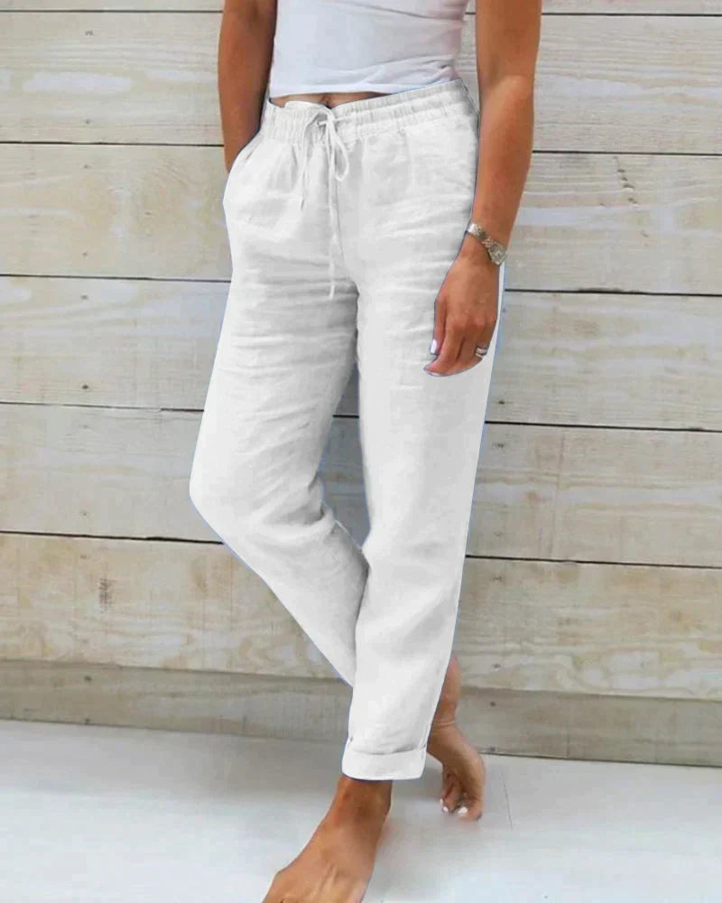 Stacy | Luftige Leinenhose für Damen