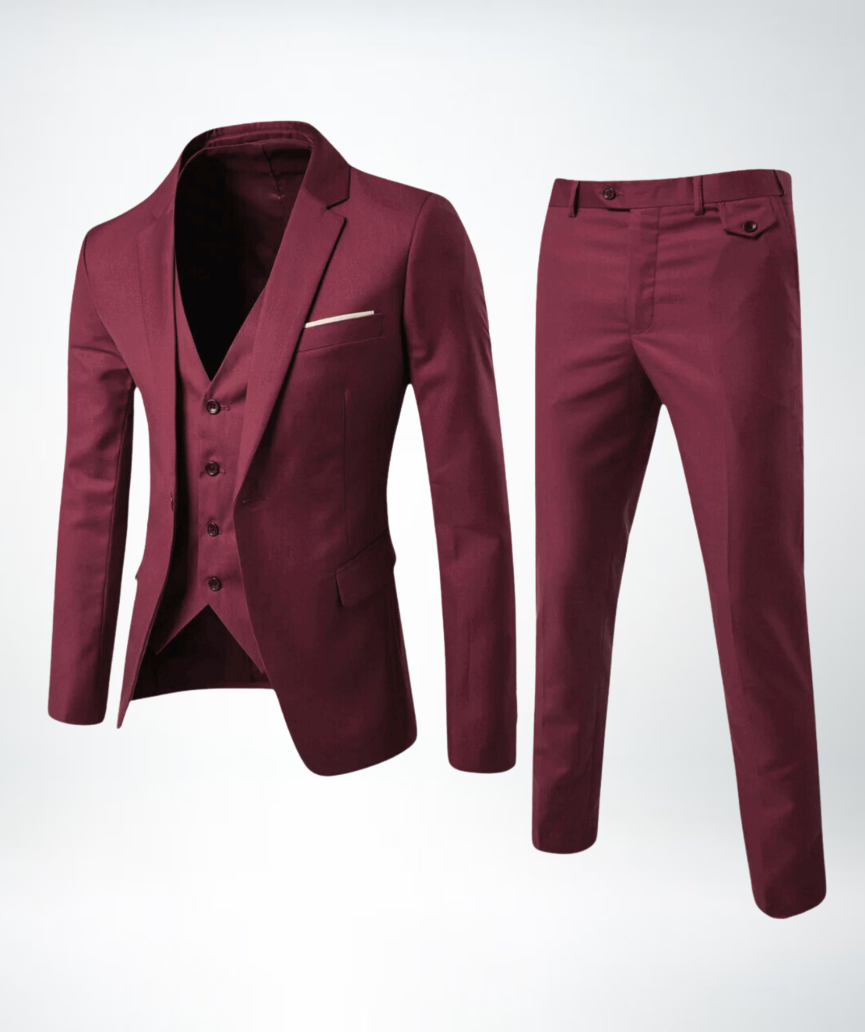 Herren Klassischer Dreiteiliger Anzug | Elegant
