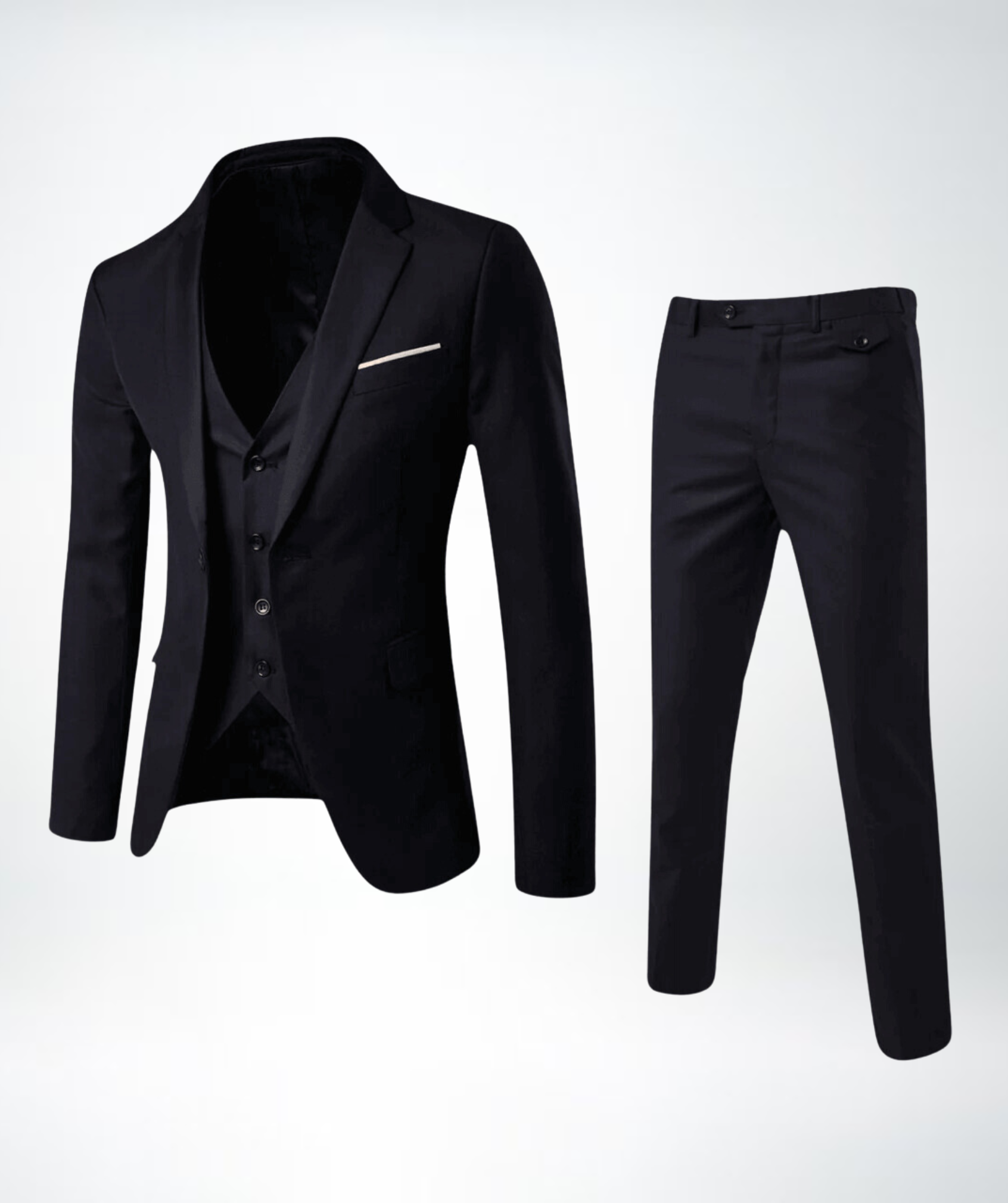 Herren Klassischer Dreiteiliger Anzug | Elegant