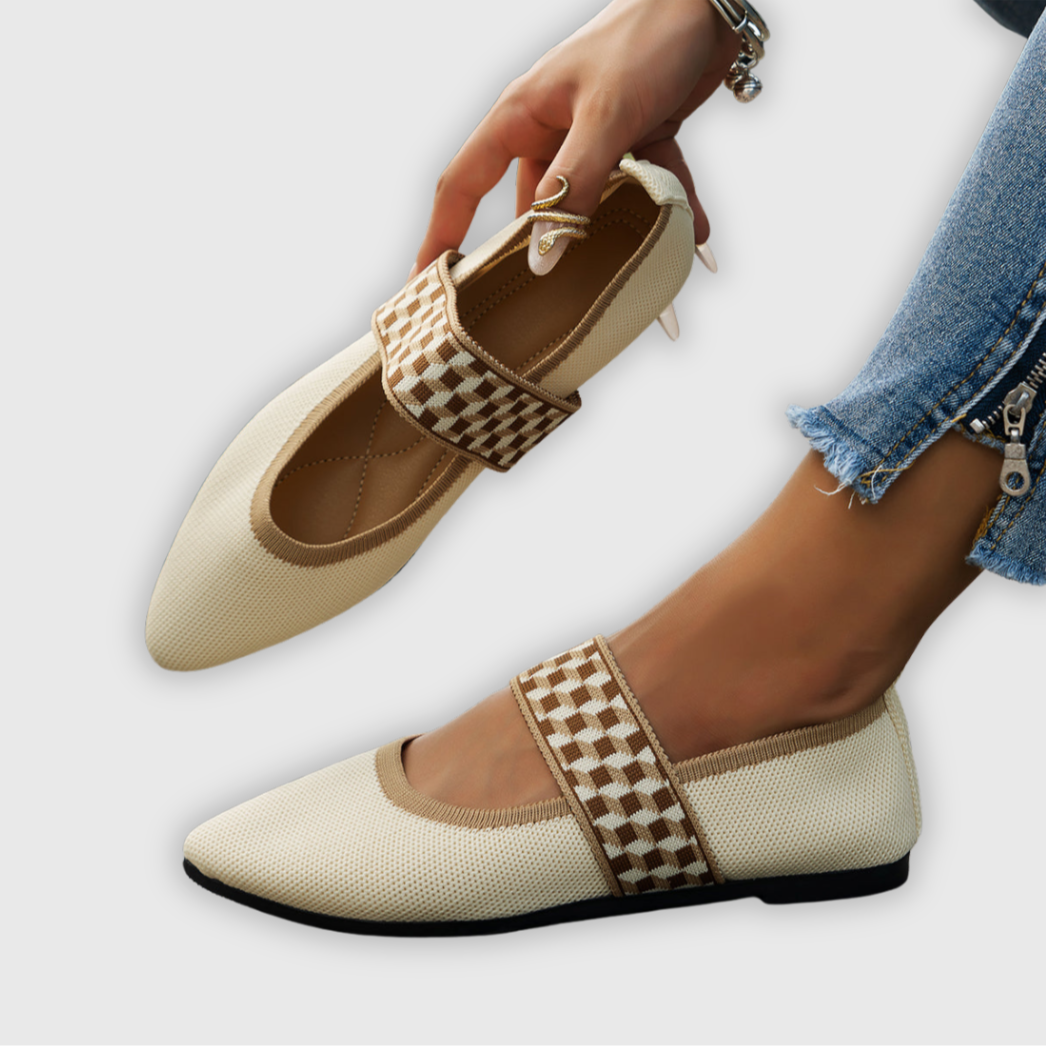 Clarise | Handgefertigte Ballerinas Aus Strick