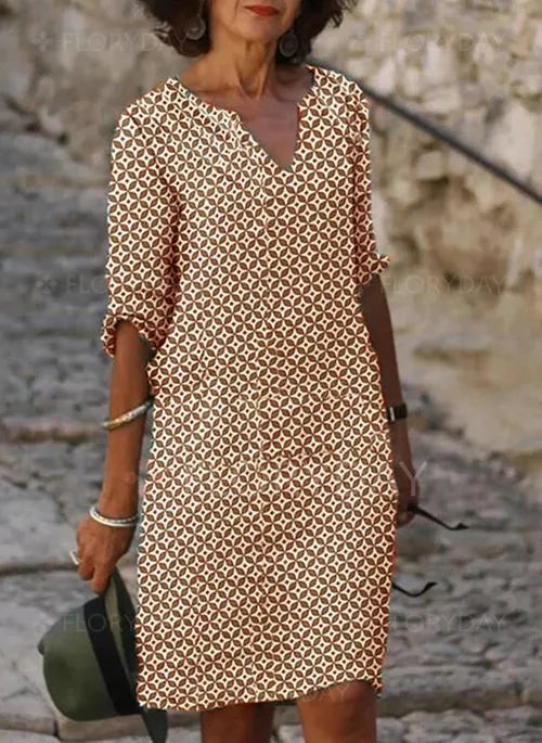 Andrea | Lockeres Sommerkleid aus leichtem Stoff