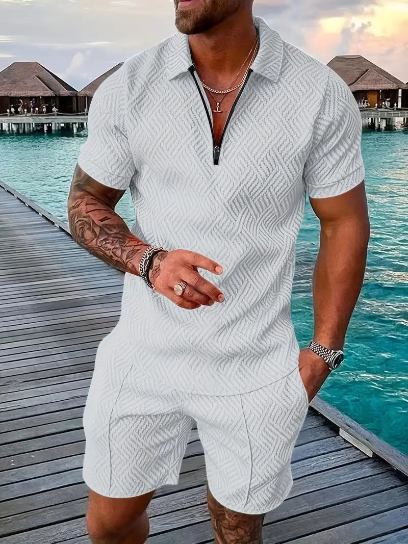 Herren Sommer Poloshirt Set | Lässig & Bequem