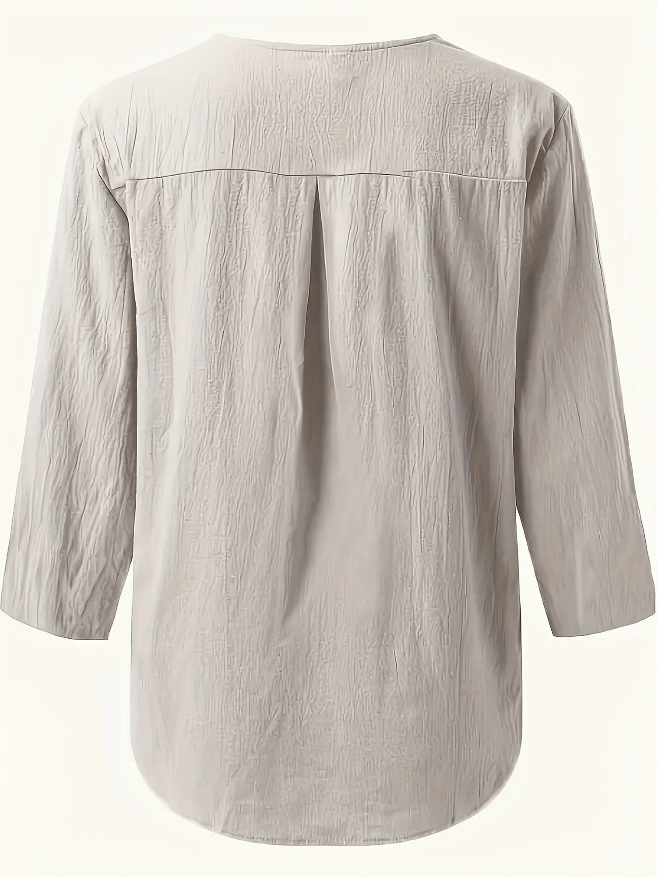 Women’s Lässige Elegante Bluse | Baumwoll-Leinen