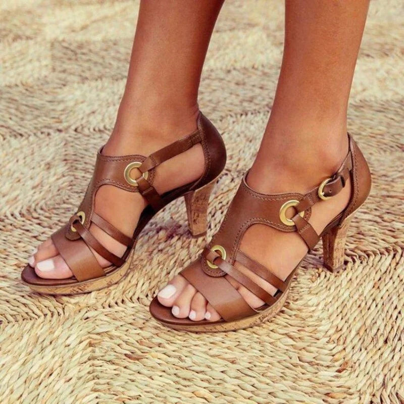 Ciara | Handgefertigte Premium-Sandalen Mit Absatz
