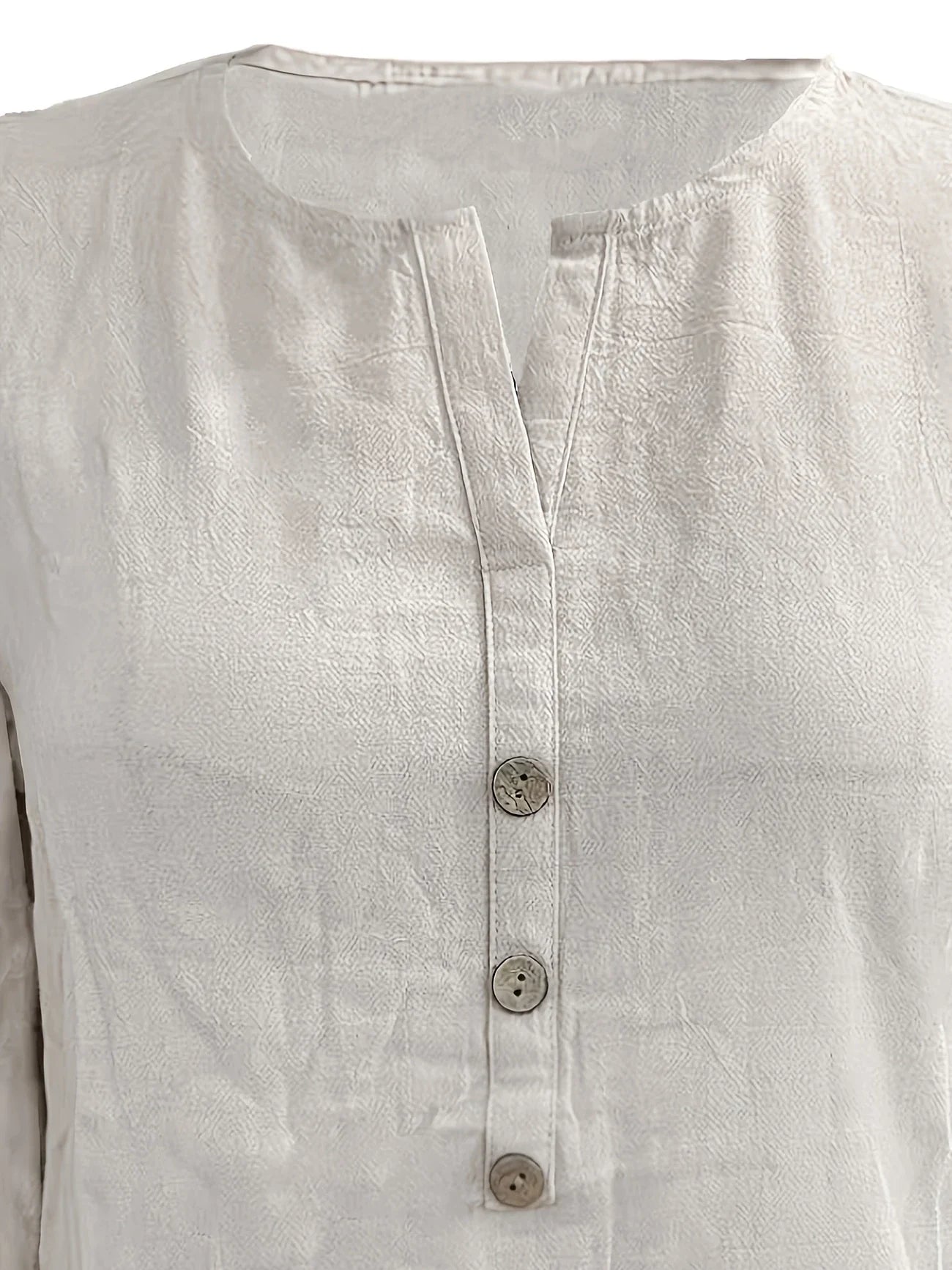 Women’s Lässige Elegante Bluse | Baumwoll-Leinen