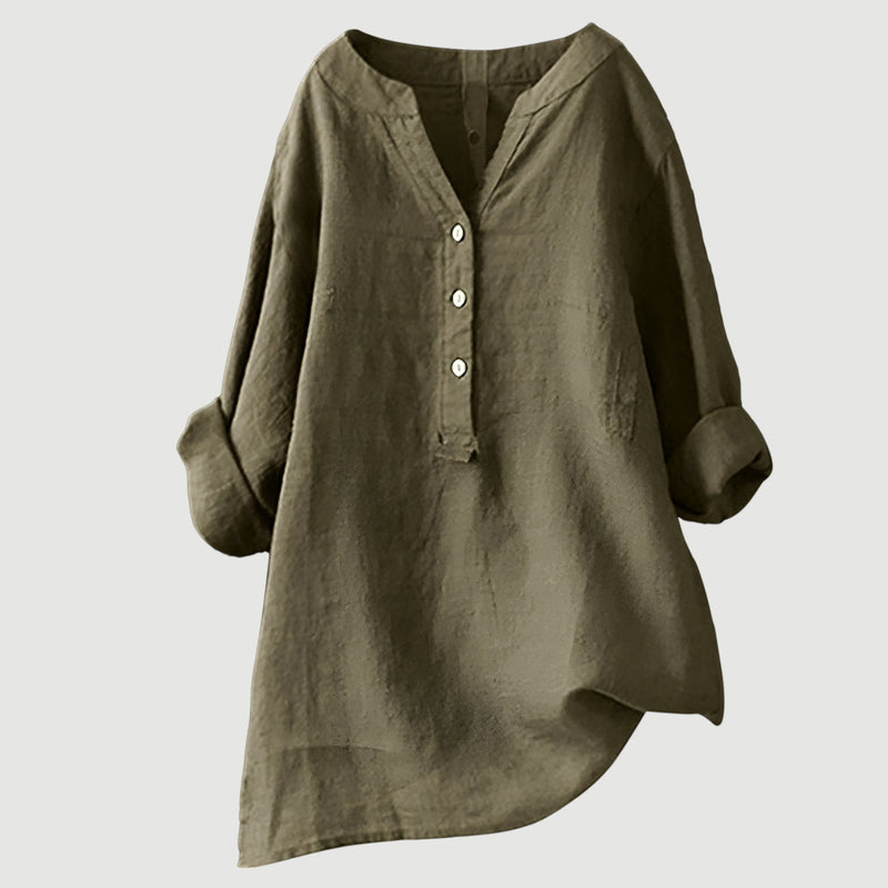 Women’s Lockere Leinenbluse | Elegant & Vielseitig