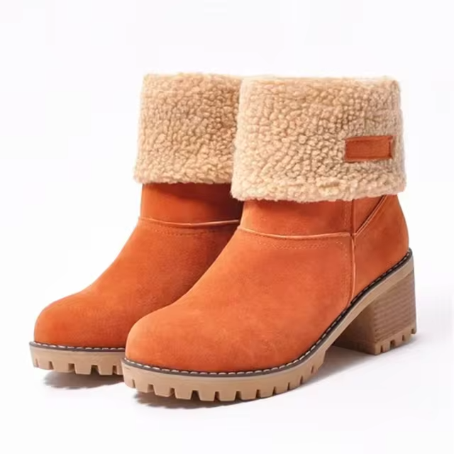 Nikki | Warme Leder-Schneestiefel