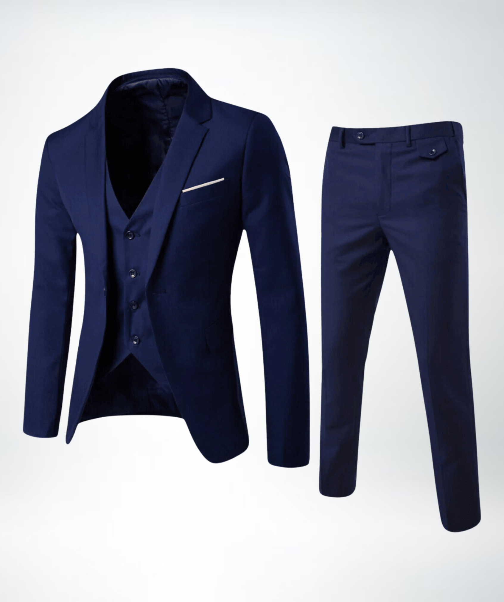 Herren Klassischer Dreiteiliger Anzug | Elegant