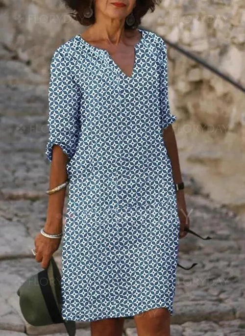 Andrea | Lockeres Sommerkleid aus leichtem Stoff