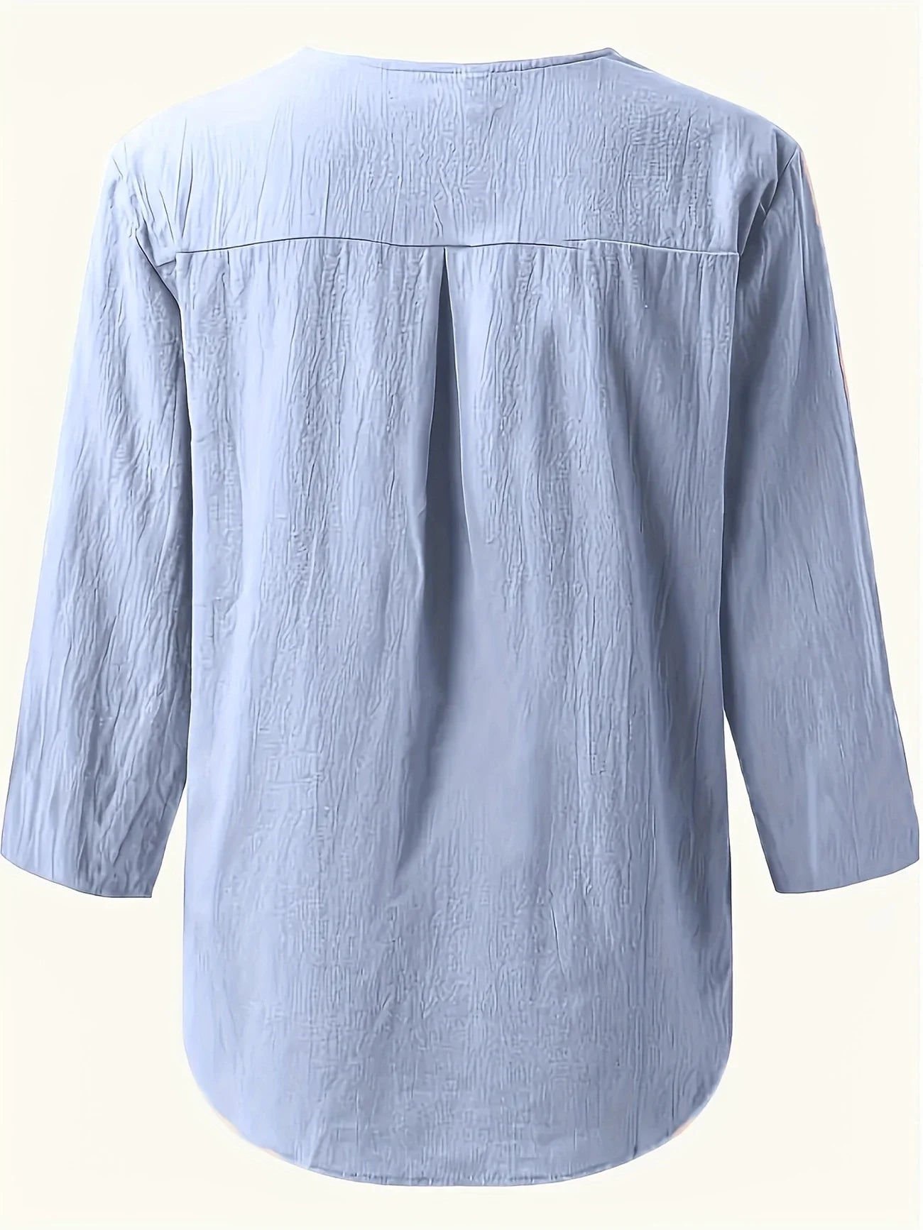 Women’s Lässige Elegante Bluse | Baumwoll-Leinen