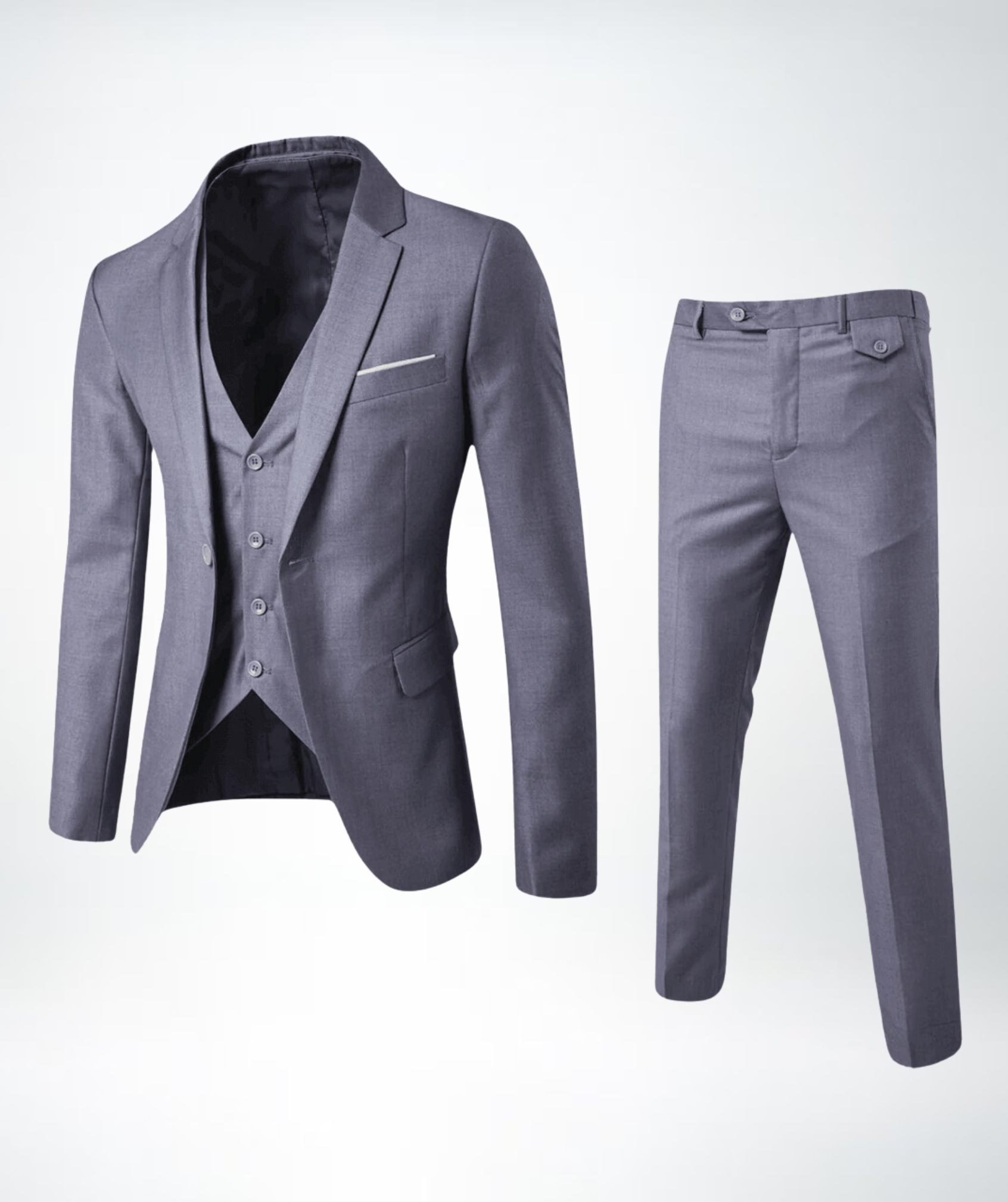 Herren Klassischer Dreiteiliger Anzug | Elegant