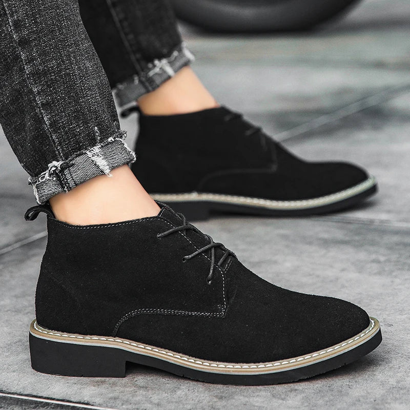 Sophie Wildlederschuhe | Unsichtbarer Absatz +6 cm