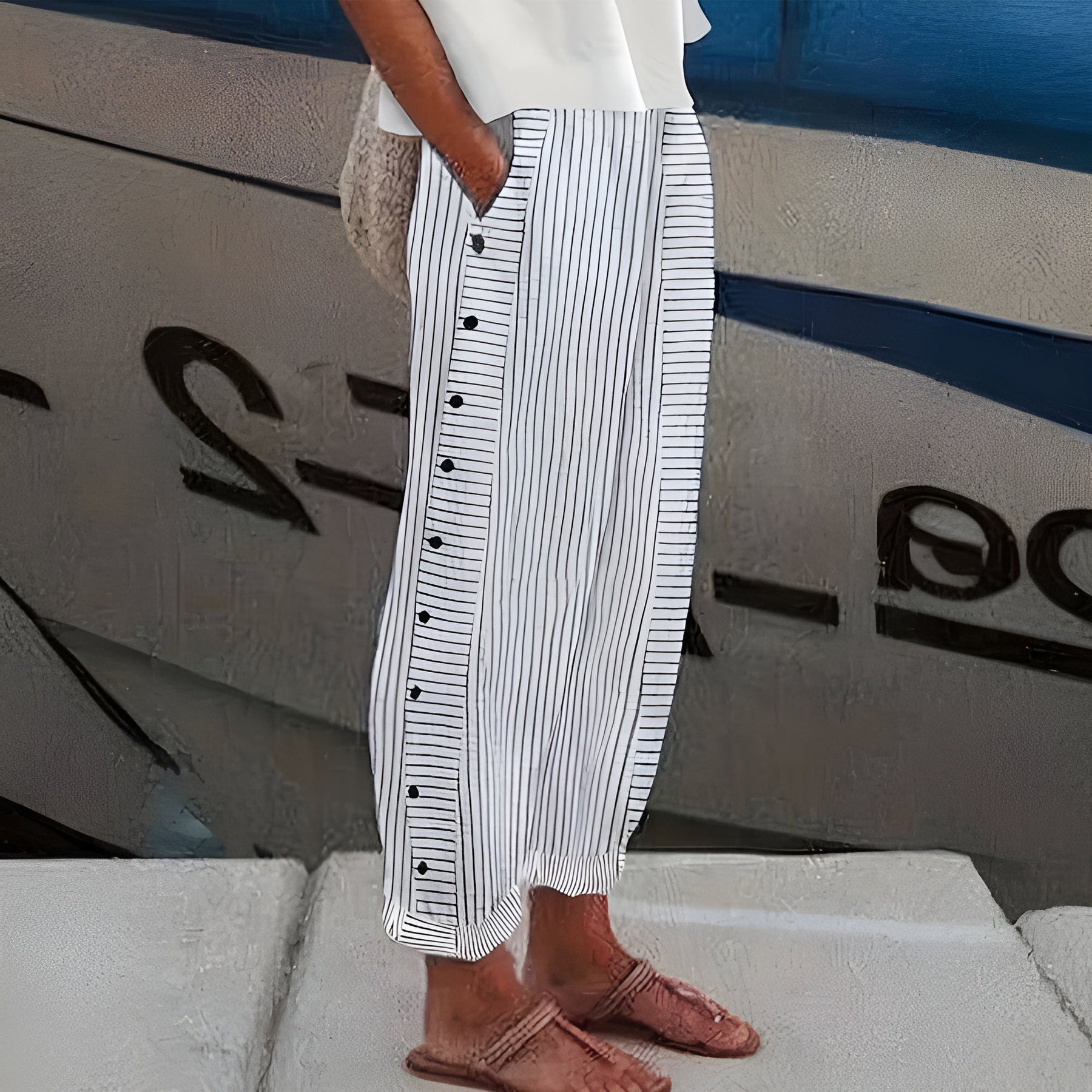 Dagny | Leichte Sommerhose aus Leinen für Alltag und Urlaub
