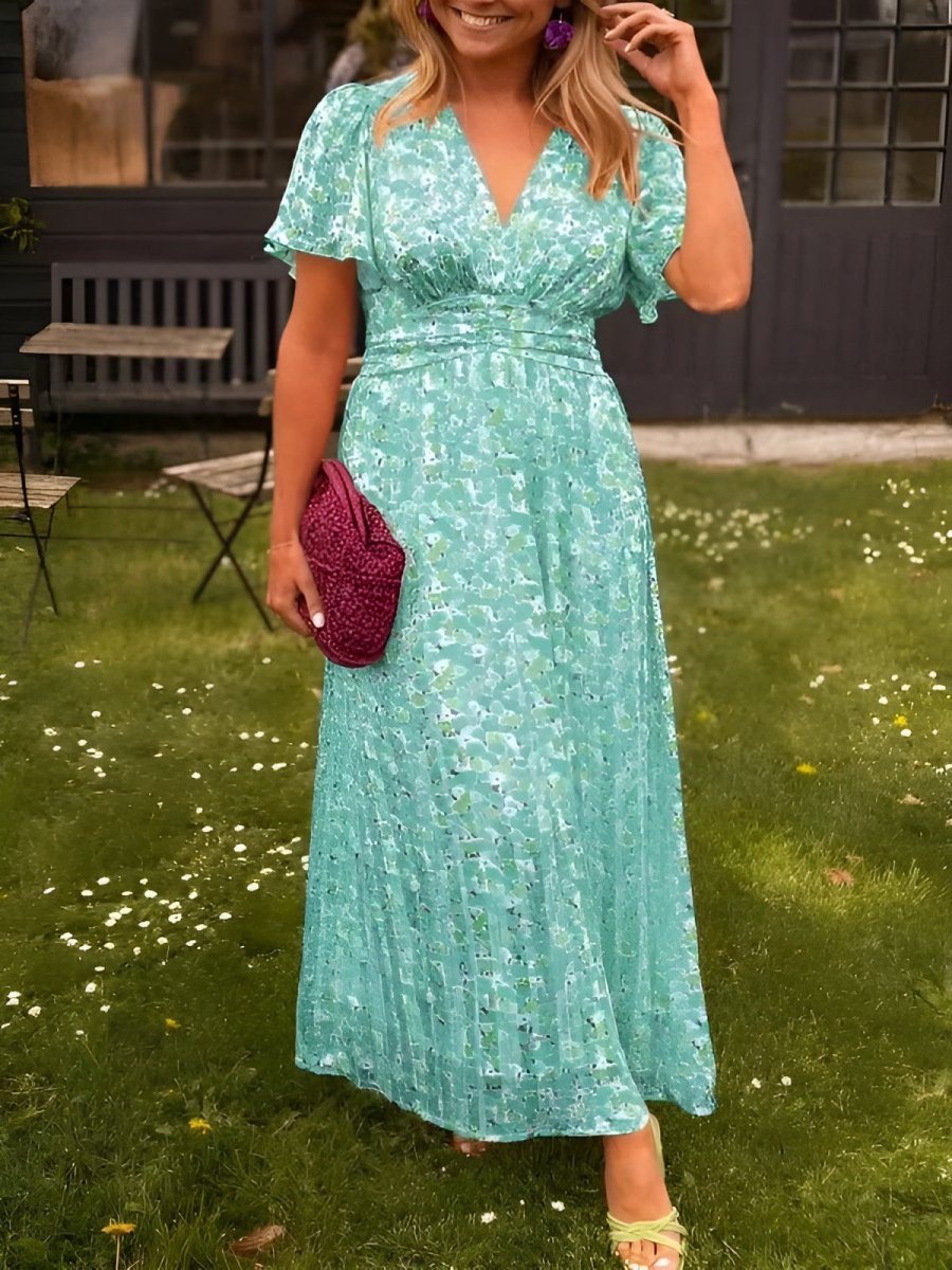 Marlene | Leichtes Blumenkleid mit femininer Passform