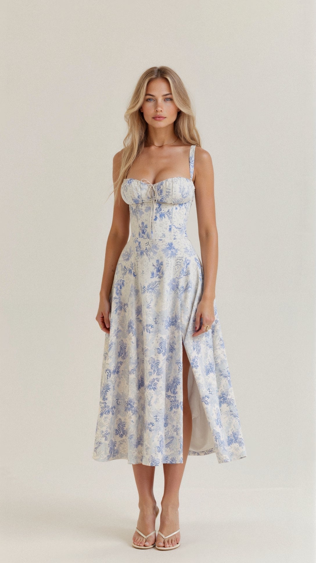 Kiana | Elegantes Korsett Midikleid für Feminine Silhouette